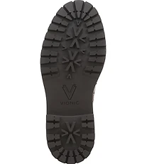 Vionic Georgia Embossed Woven Leather Lug Sole Loafers