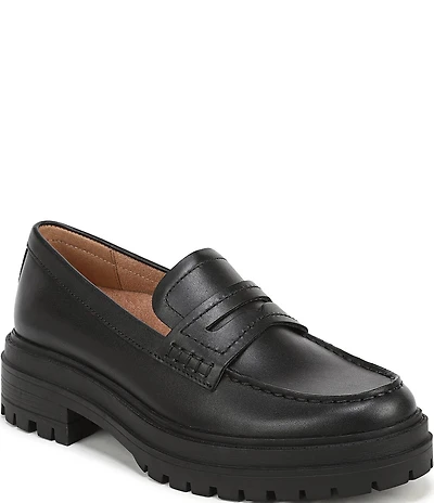 Vionic Georgia Leather Lug Sole Loafers