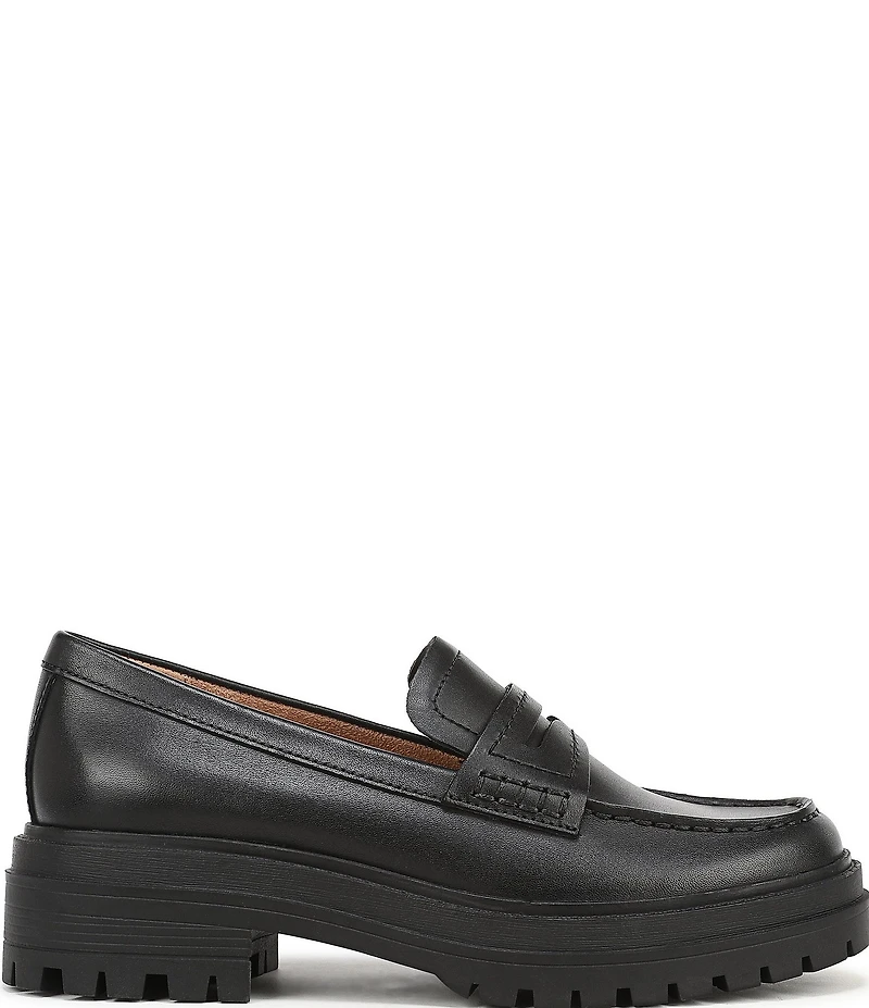 Vionic Georgia Leather Lug Sole Loafers