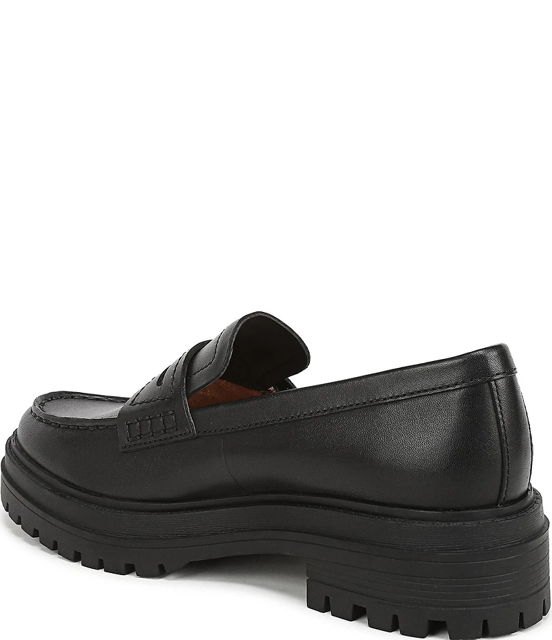 Vionic Georgia Leather Lug Sole Loafers