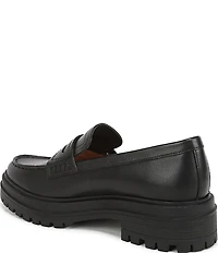 Vionic Georgia Leather Lug Sole Loafers
