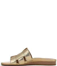 Vionic Glendora Leather Mini Wedge Sandals