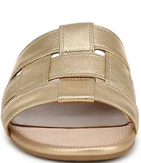 Vionic Glendora Leather Mini Wedge Sandals