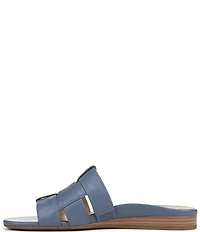 Vionic Glendora Leather Mini Wedge Sandals