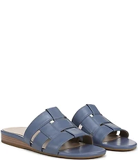 Vionic Glendora Leather Mini Wedge Sandals