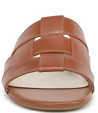 Vionic Glendora Leather Mini Wedge Sandals