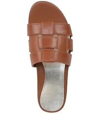 Vionic Glendora Leather Mini Wedge Sandals