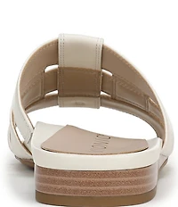 Vionic Glendora Leather Mini Wedge Sandals