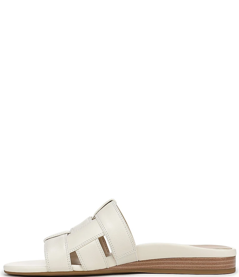 Vionic Glendora Leather Mini Wedge Sandals