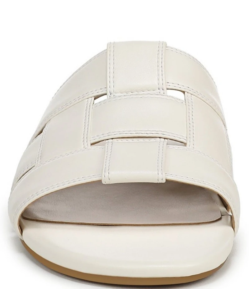 Vionic Glendora Leather Mini Wedge Sandals