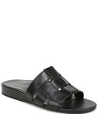 Vionic Glendora Leather Mini Wedge Sandals
