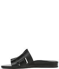 Vionic Glendora Leather Mini Wedge Sandals