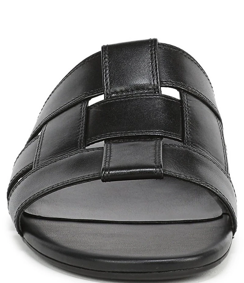 Vionic Glendora Leather Mini Wedge Sandals