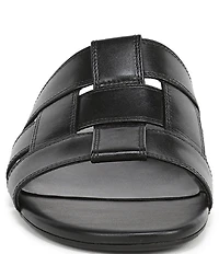 Vionic Glendora Leather Mini Wedge Sandals