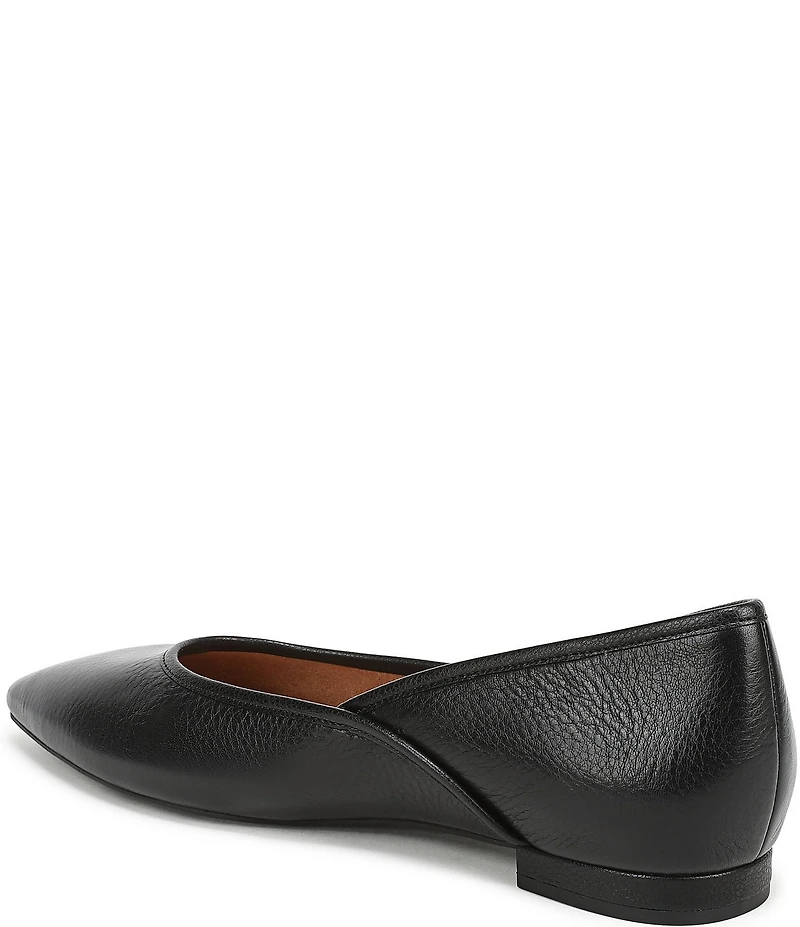 Vionic Gracia Leather Slip On Flats