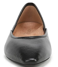 Vionic Gracia Leather Slip On Flats