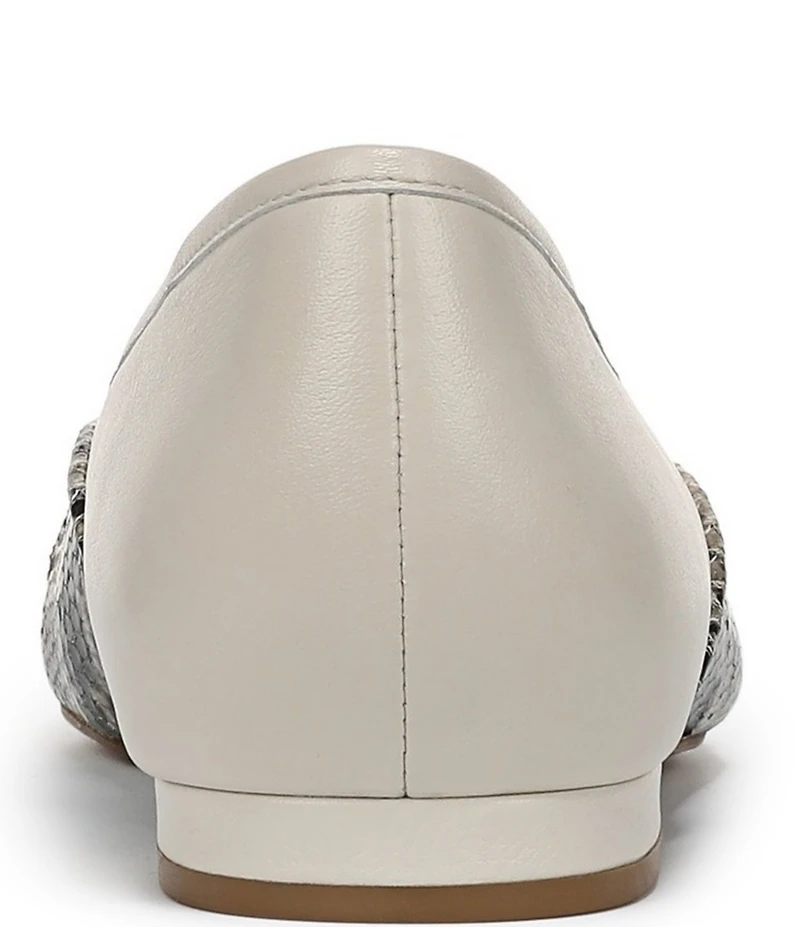 Vionic Gracia Leather Snake Print Flats