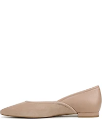 Vionic Gracia Suede Snip Toe Slip On Flats