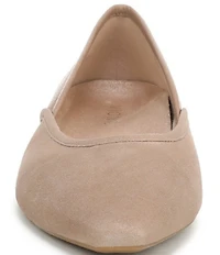 Vionic Gracia Suede Snip Toe Slip On Flats