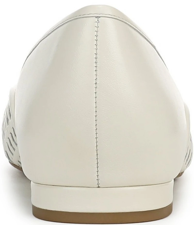 Vionic Gracia Woven Leather Slip On Flats