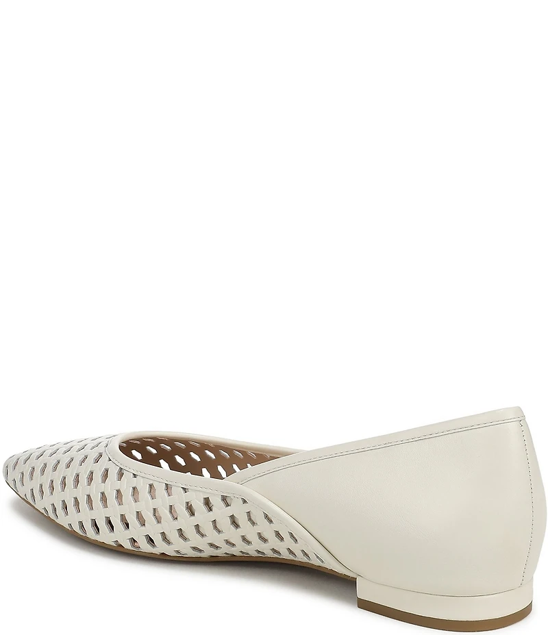 Vionic Gracia Woven Leather Slip On Flats