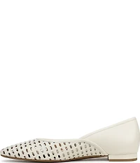 Vionic Gracia Woven Leather Slip On Flats