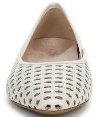 Vionic Gracia Woven Leather Slip On Flats