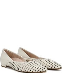Vionic Gracia Woven Leather Slip On Flats