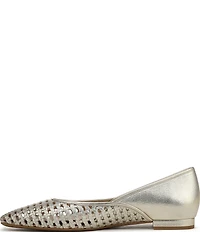 Vionic Gracia Woven Leather Slip On Flats