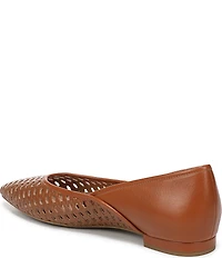 Vionic Gracia Woven Leather Slip On Flats
