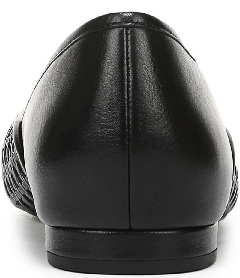 Vionic Gracia Woven Leather Slip On Flats