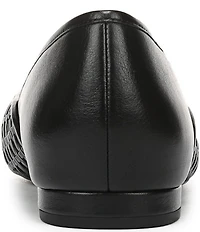 Vionic Gracia Woven Leather Slip On Flats