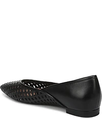 Vionic Gracia Woven Leather Slip On Flats