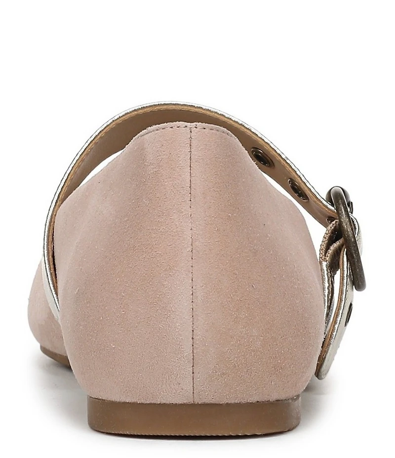 Vionic Hattie Suede Mary Jane Flats