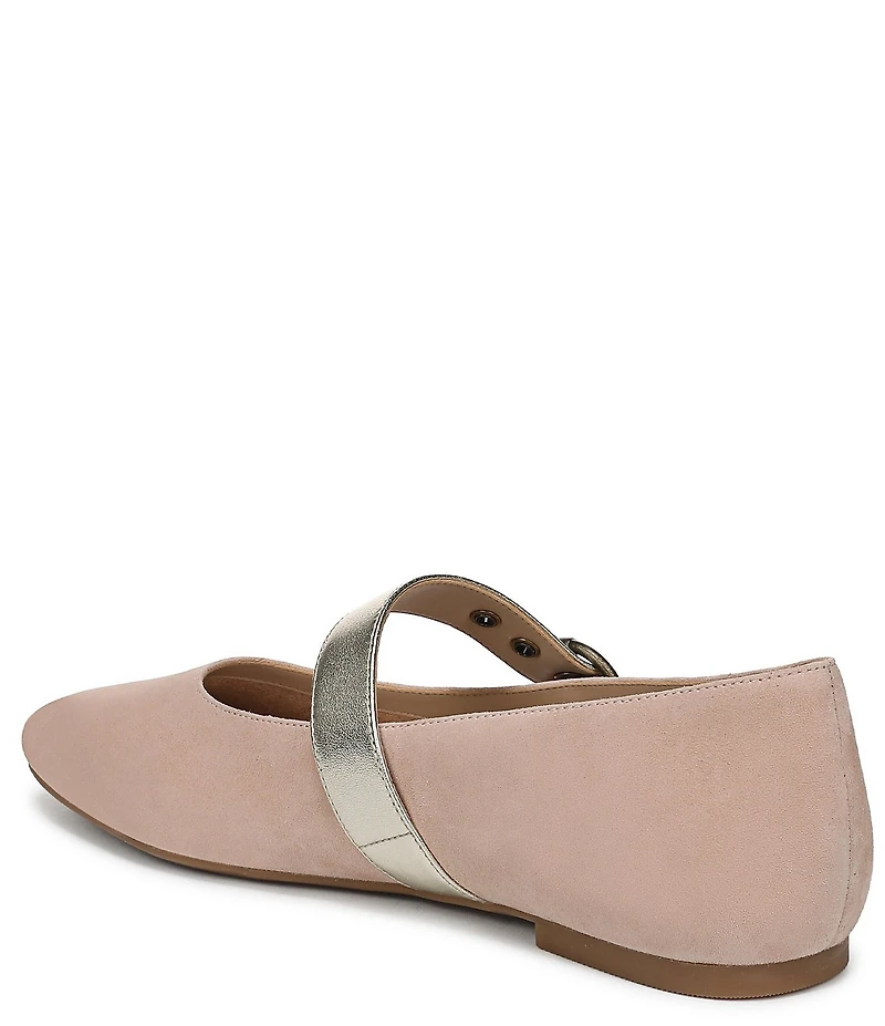 Vionic Hattie Suede Mary Jane Flats