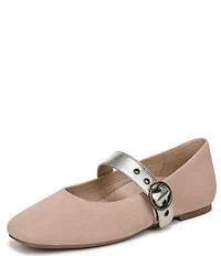 Vionic Hattie Suede Mary Jane Flats