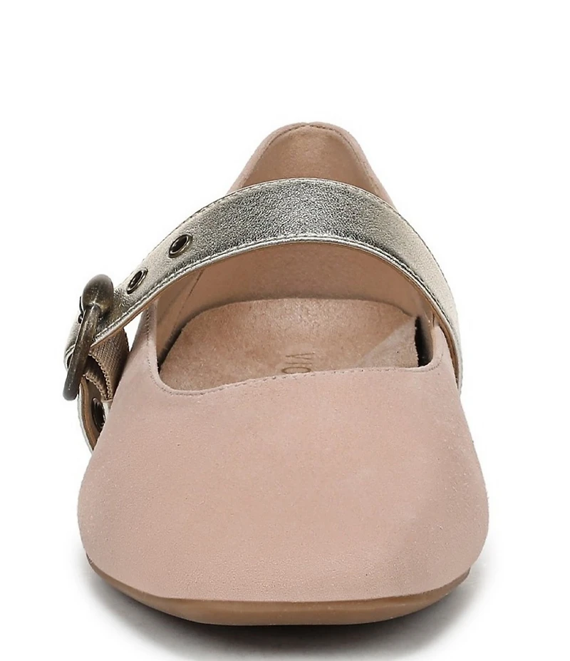 Vionic Hattie Suede Mary Jane Flats