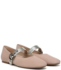 Vionic Hattie Suede Mary Jane Flats