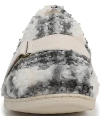 Vionic Imogen Faux Shearling Plaid Slippers