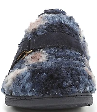 Vionic Imogen Faux Shearling Plaid Slippers