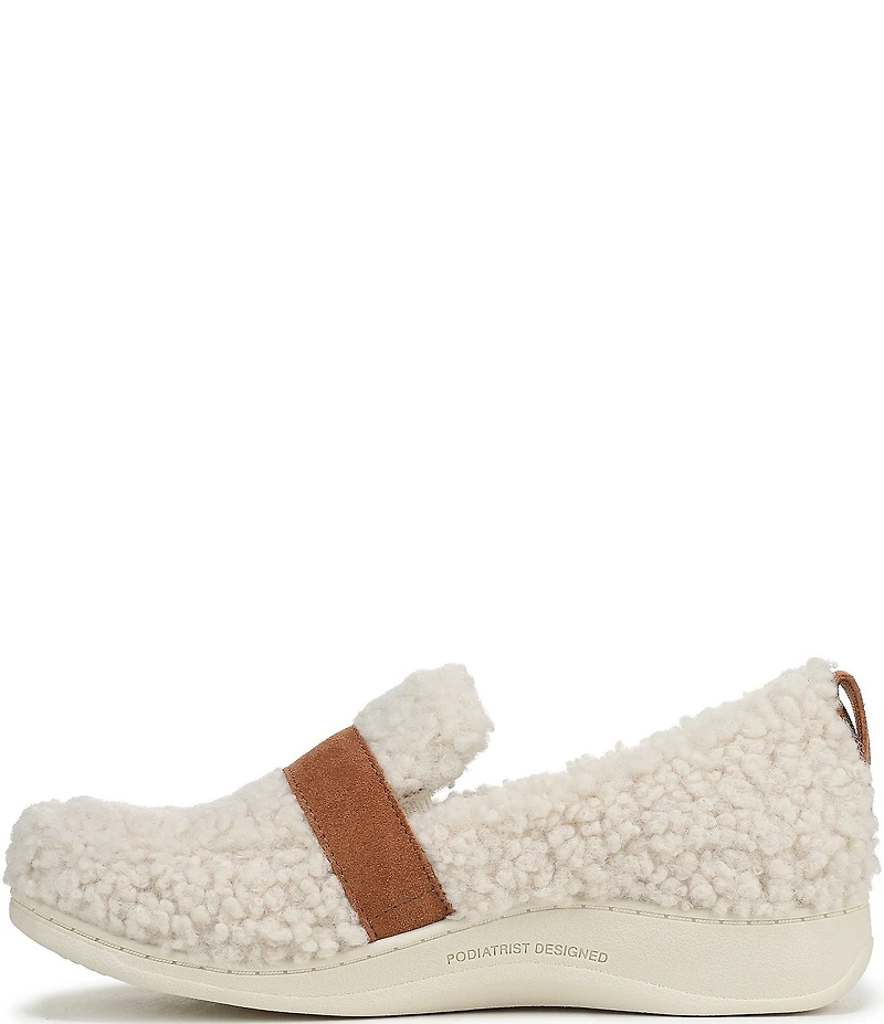 Vionic Imogen Faux Shearling Slippers