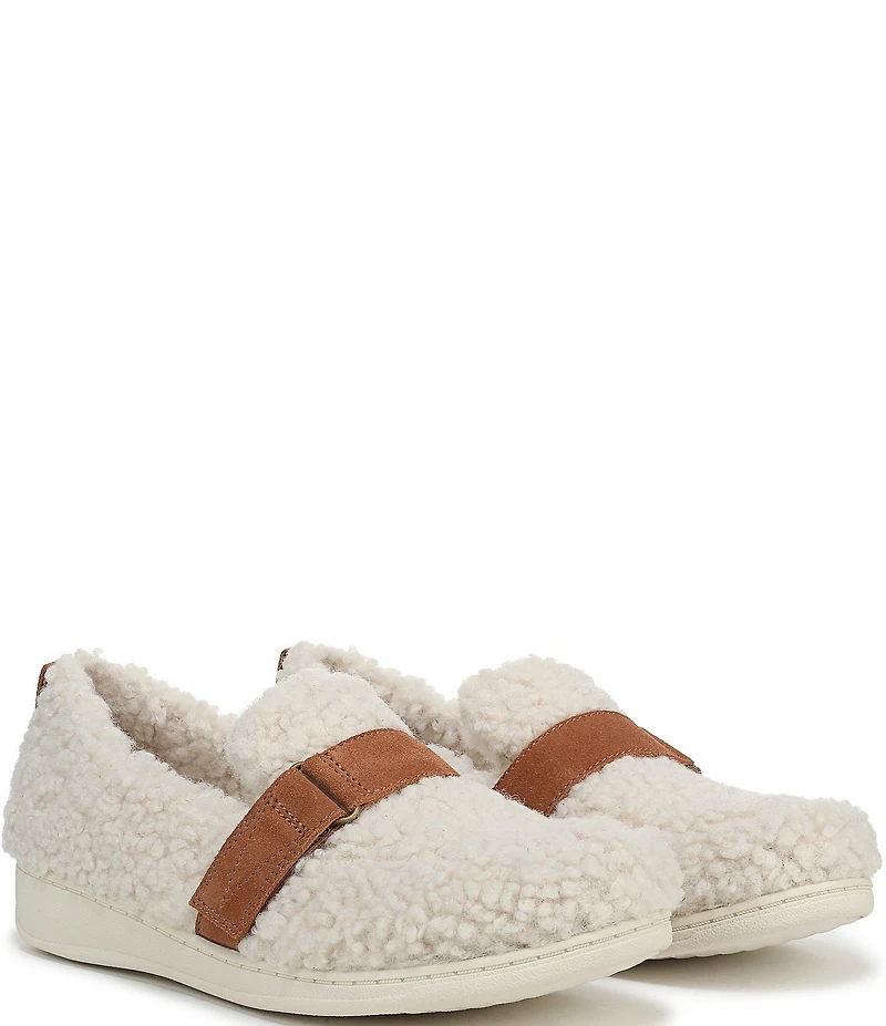 Vionic Imogen Faux Shearling Slippers