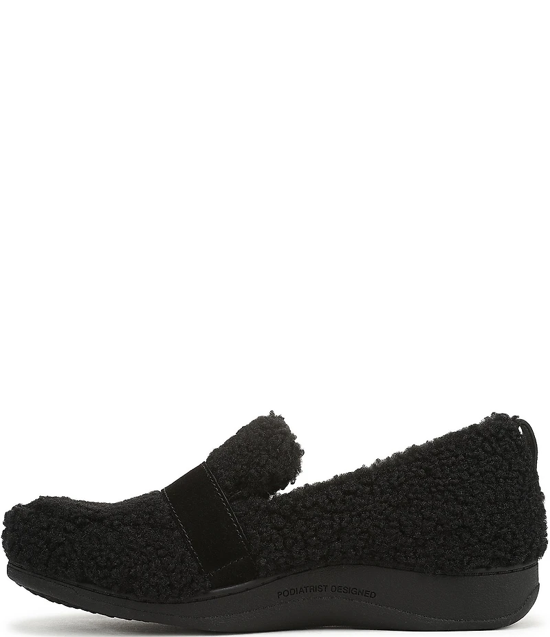 Vionic Imogen Faux Shearling Slippers