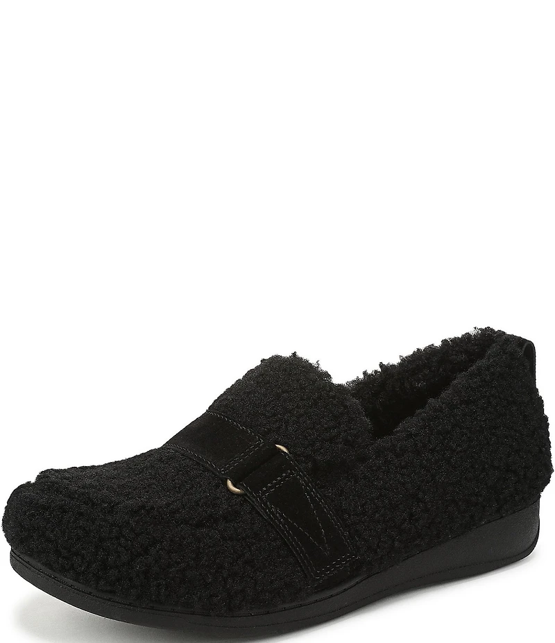 Vionic Imogen Faux Shearling Slippers
