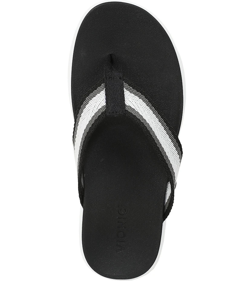 Vionic Indigo Nylon Thong Sandals