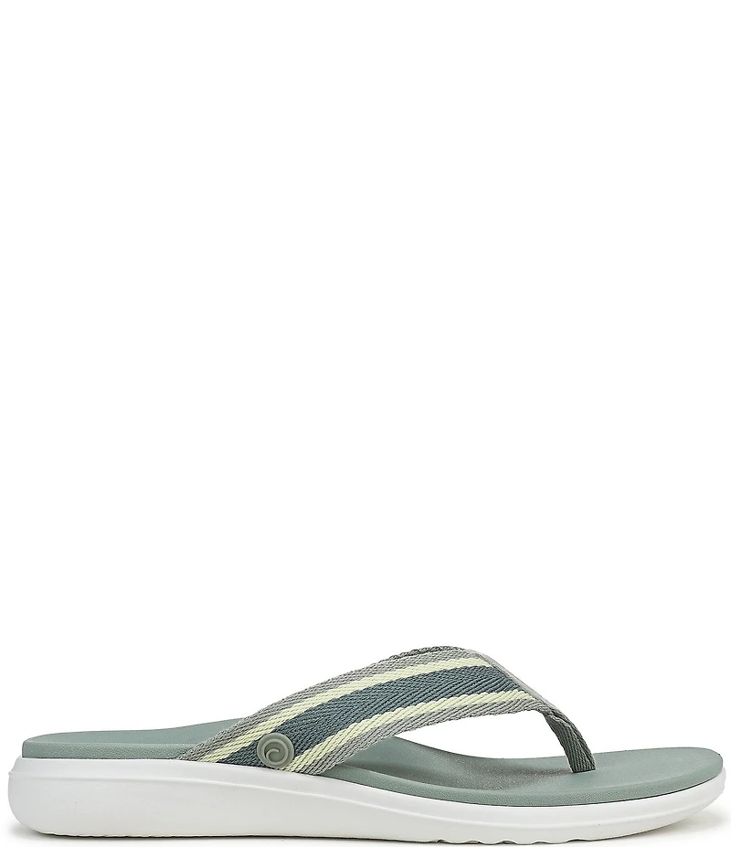 Vionic Indigo Nylon Thong Sandals