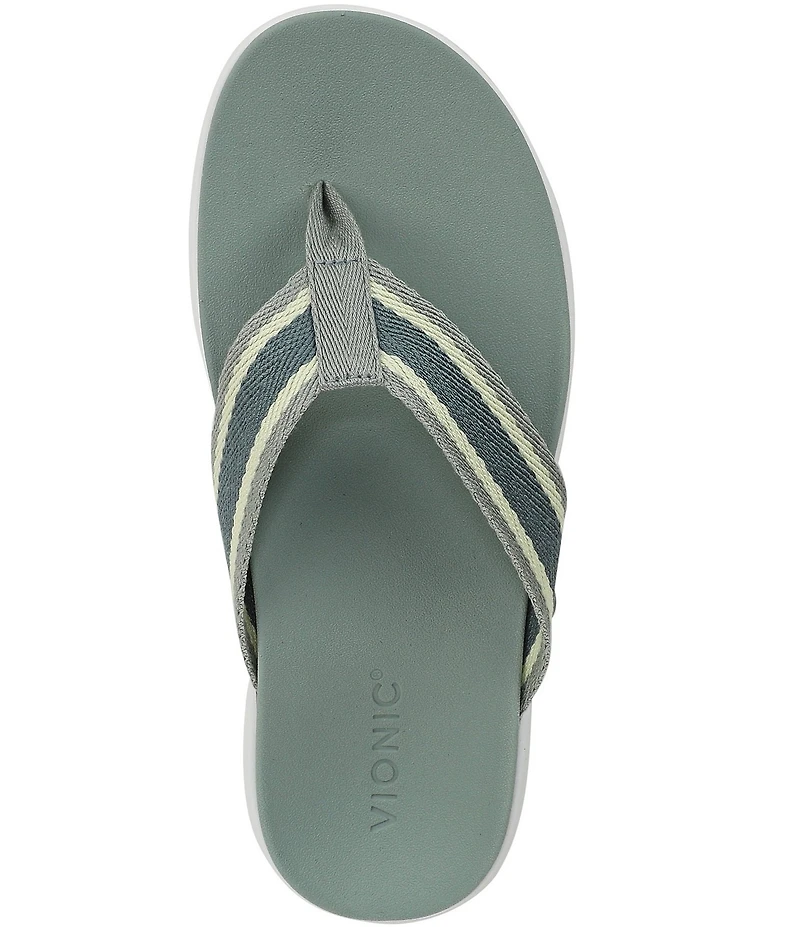 Vionic Indigo Nylon Thong Sandals