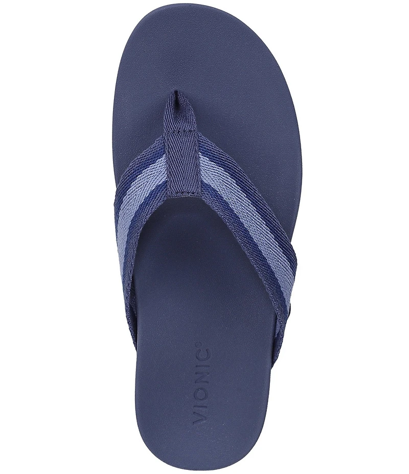 Vionic Indigo Nylon Thong Sandals