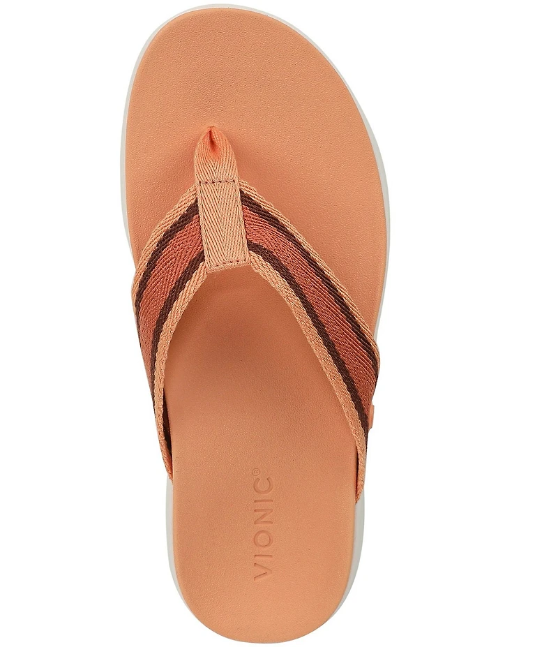 Vionic Indigo Nylon Thong Sandals