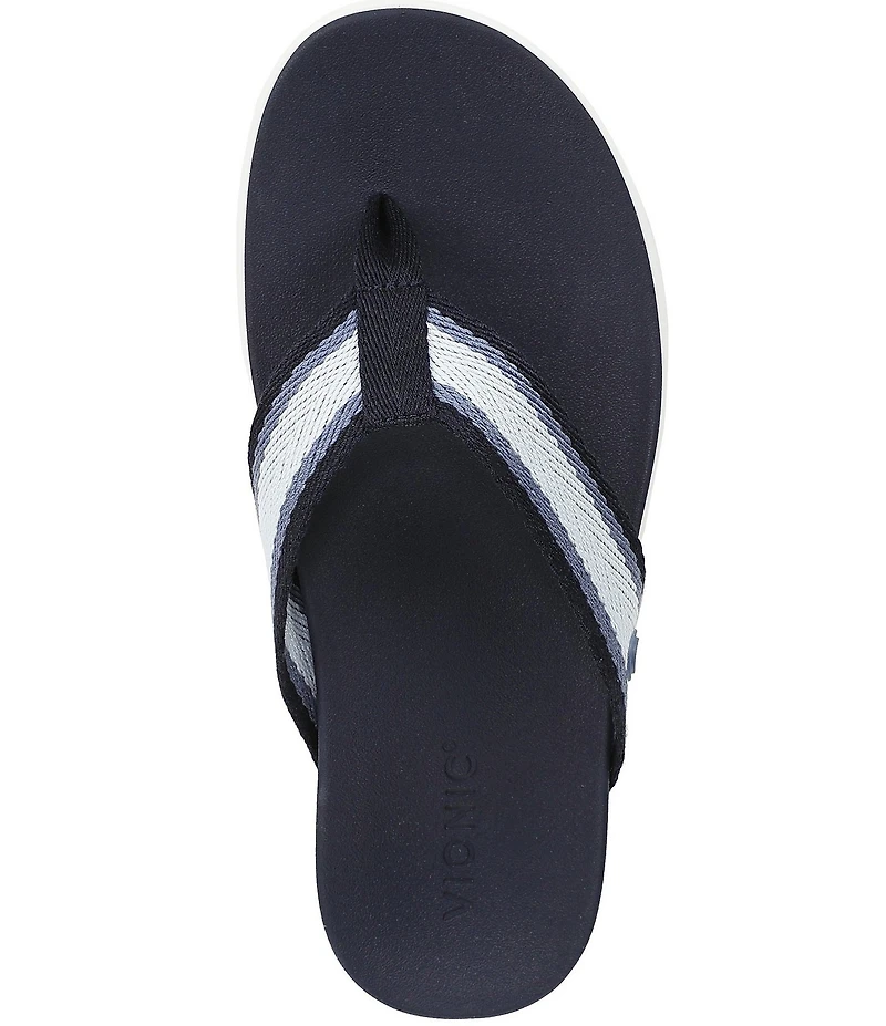 Vionic Indigo Nylon Thong Sandals